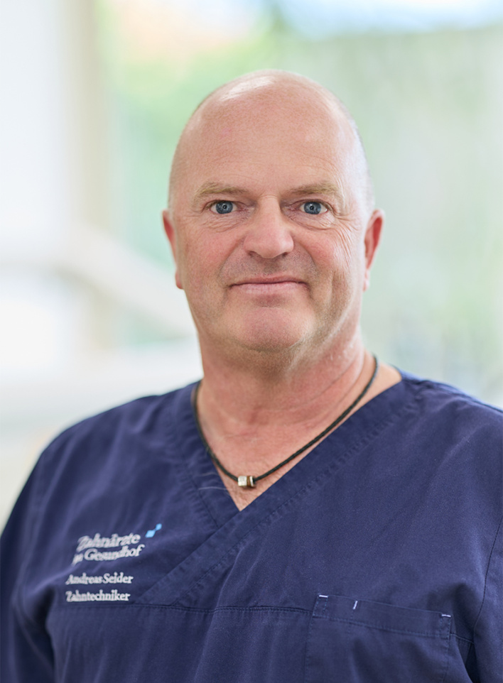 Andreas Seider, Zahntechniker, im Team der Zahnärzte im Gesundhof